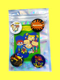 Nickleodeon Four Pins Mini Gift Set, Rugrats, Alex Mack, Kenan & Kel, Nick