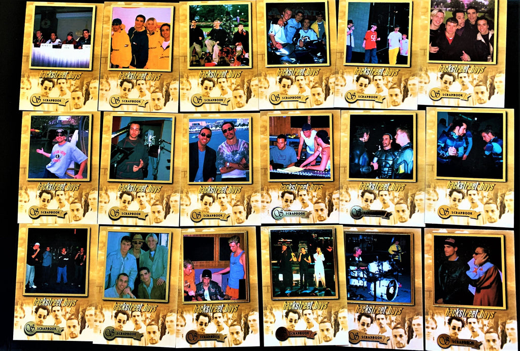 BSB Scrapbook Cards (Choose a Backstreet Boys Trading Card)