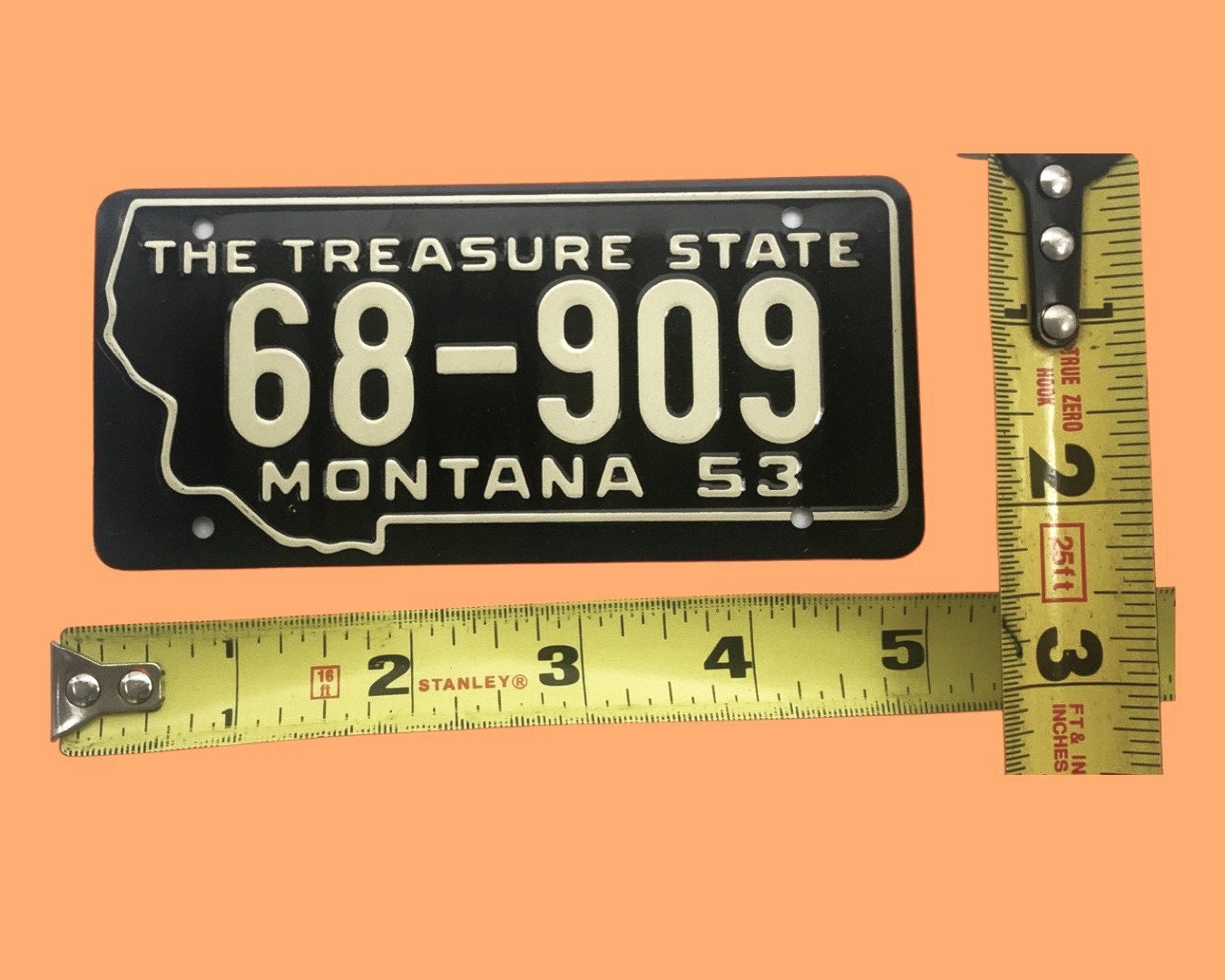 Mini State License Plates, Vintage