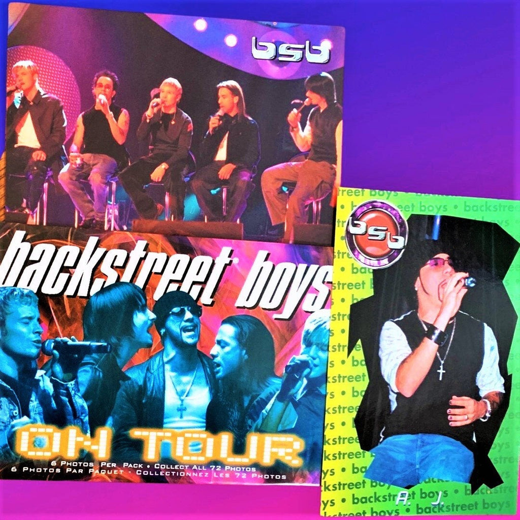 Backstreet Boys On Tour - One Sealed pack of 6 Photo Cards (2000)