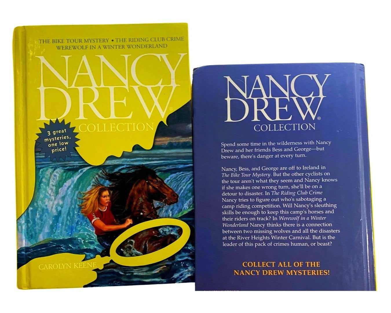 Three Books in One Nancy Drew Hardcover Book