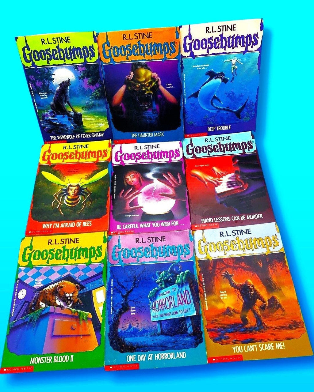 GOOSEBUMPS Apple Paperbacks, You Choose the Scare! R.L Stine's Retro Books, Kids Horror, Throwback, 90s