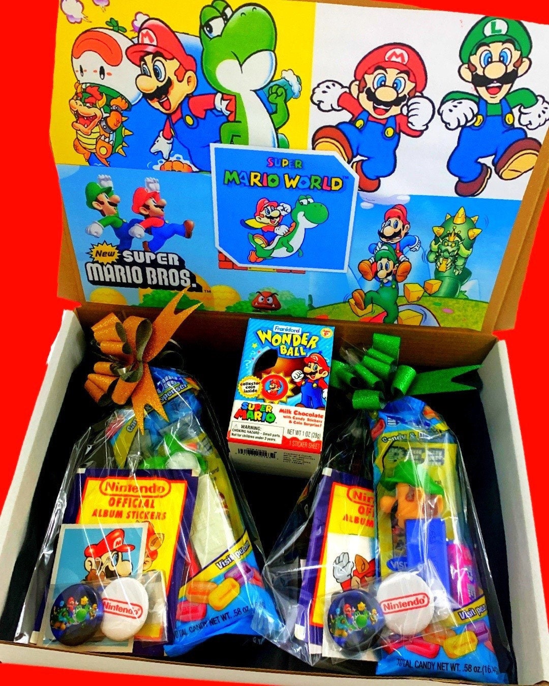 Super Mario Pez & Nintendo Stickers, 1992