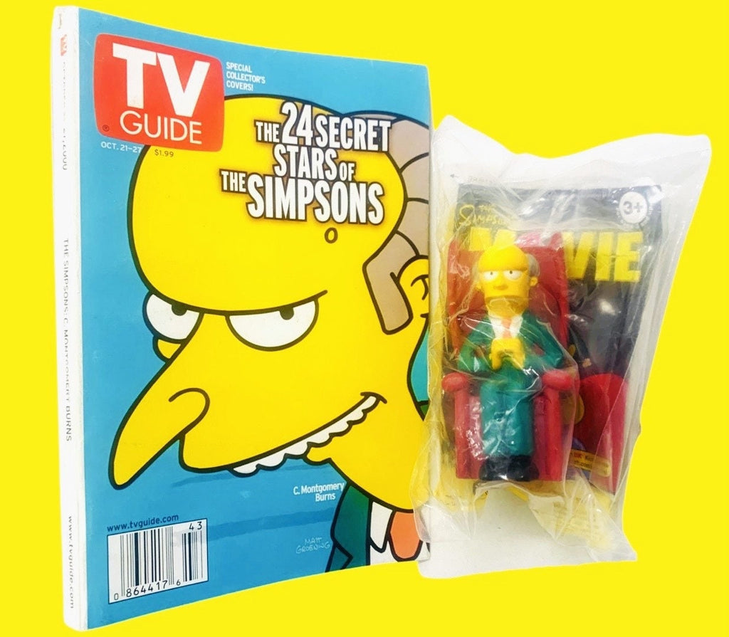 Simpsons Show (Mr. Burns) Collector Gift Set Magazine/Toy