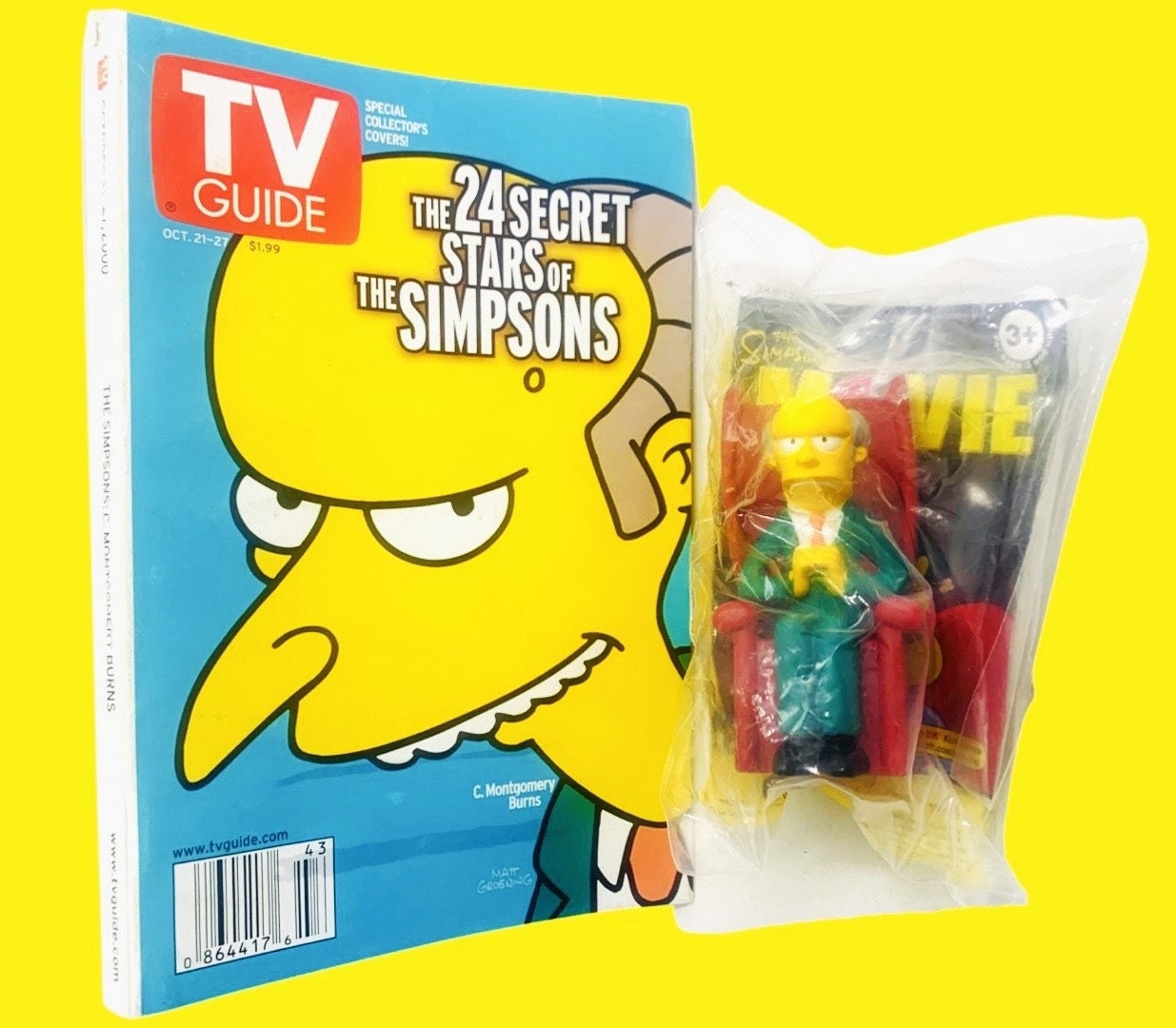 Simpsons Show (Mr. Burns) Collector Gift Set Magazine/Toy