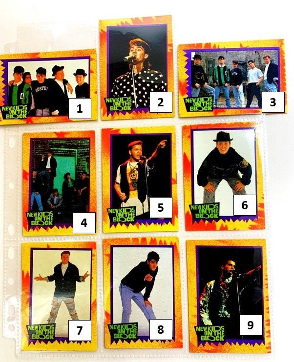 Single Cards - New Kids on the Block (#1 to 63) 1989
