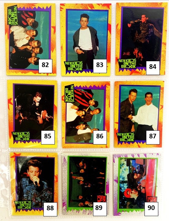 Single Cards - New Kids on the Block (#64 to 126)