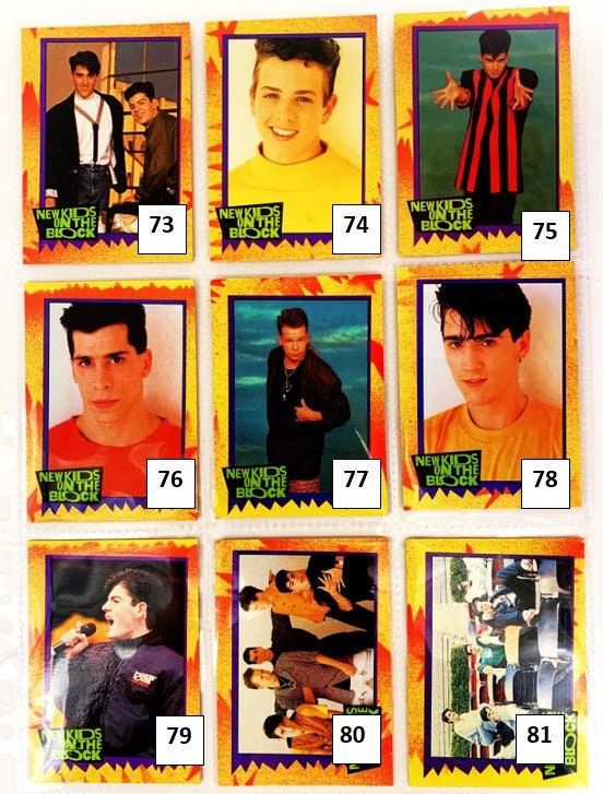 Single Cards - New Kids on the Block (#64 to 126)