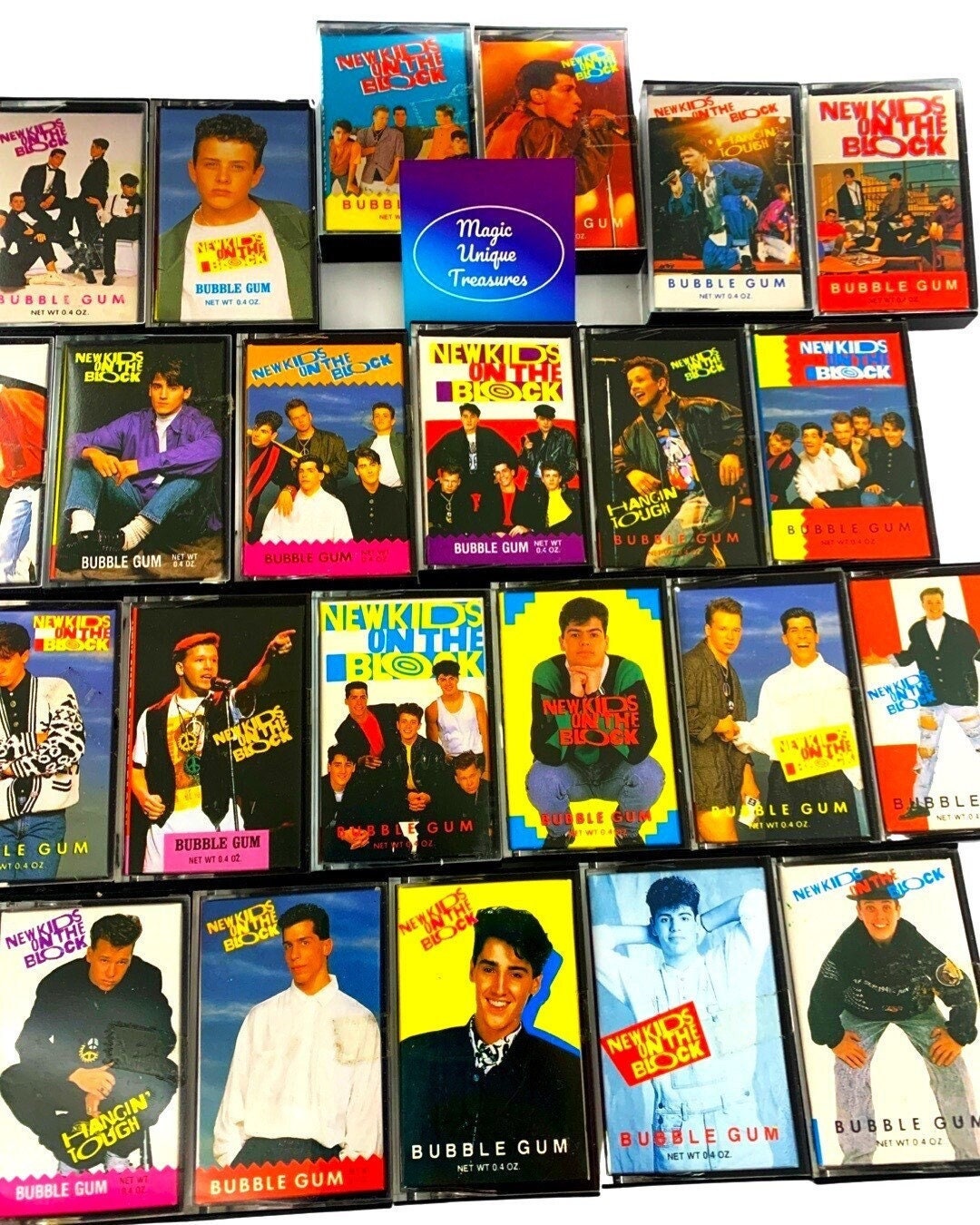 New Kids Mini Bubble Gum Cassettes - Choose