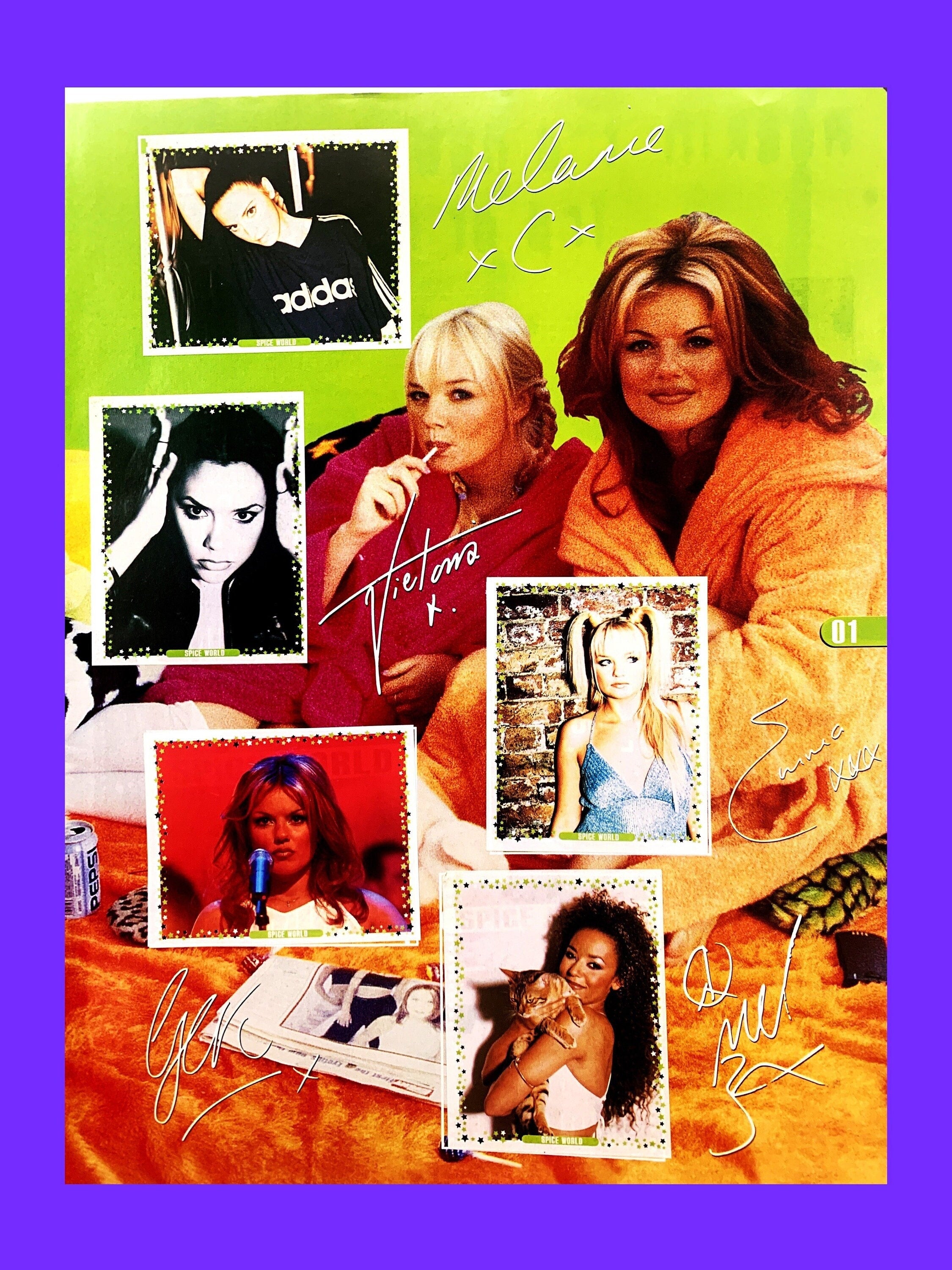 Spice Girls #1 to 70 Movie Stickers - Choose a Sticker