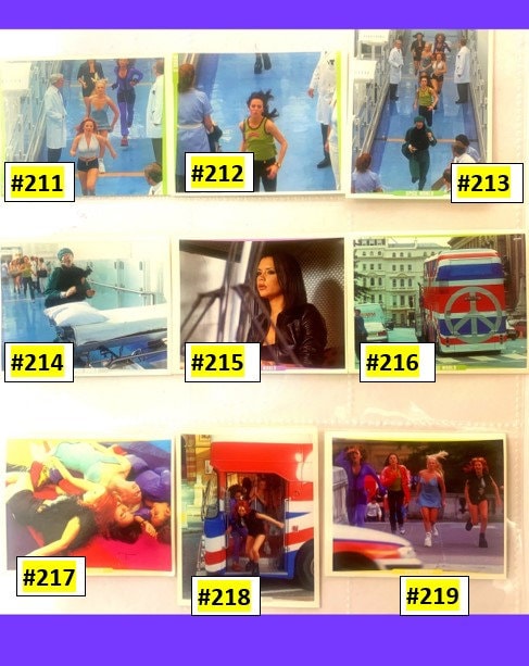 Spice Girls #211 to 230 Movie Stickers - Choose a Sticker