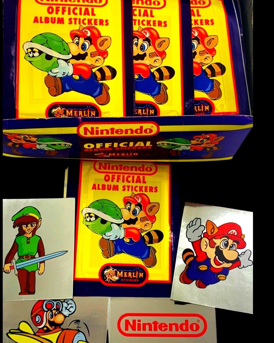 Nintendo Sticker Pack (6 Stickers) 1992