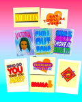 Spice Girls Vending Machine 90s Stickers