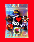 80s (Six) Pack Button Bundle