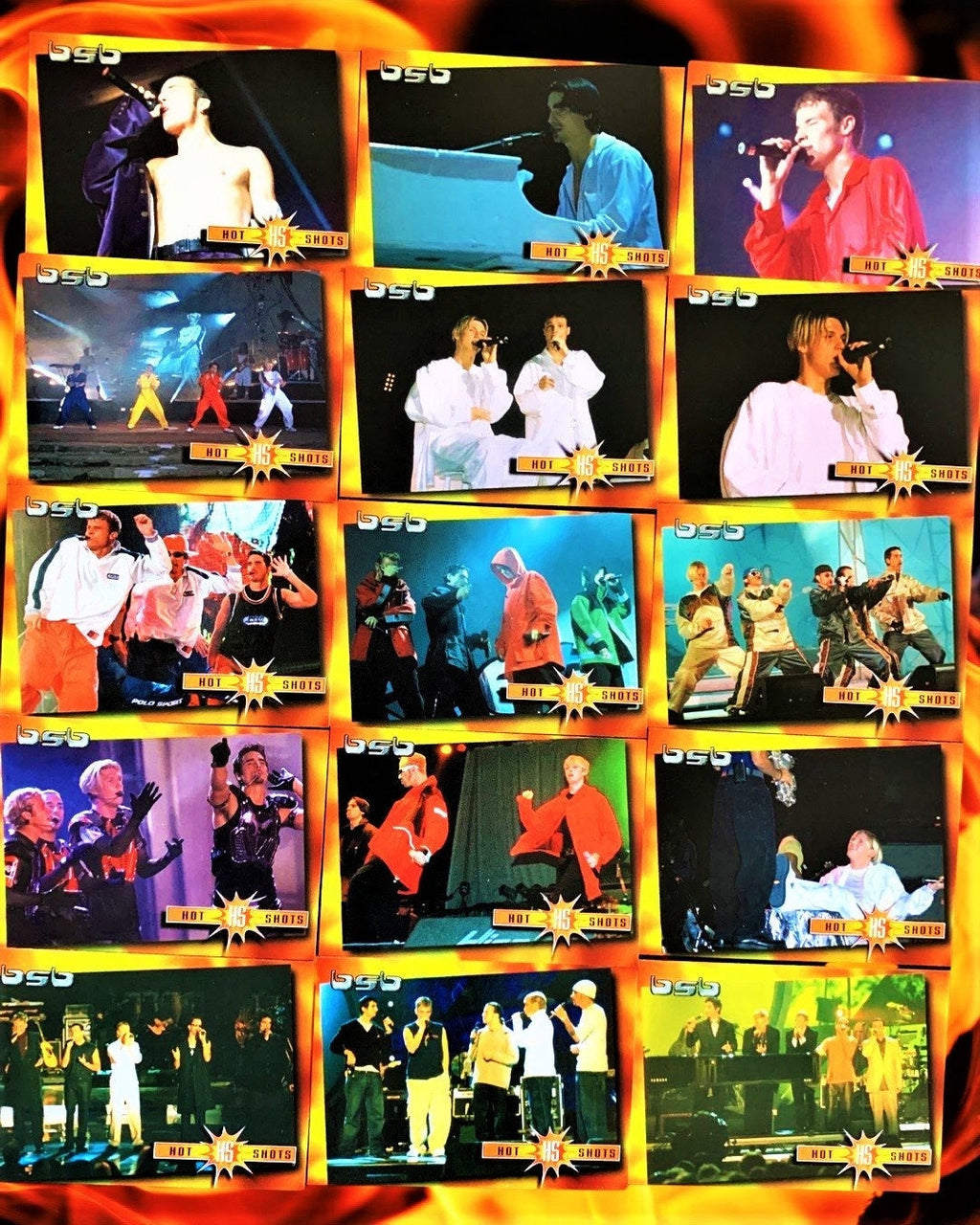 Hot Shot BSB Cards (Choose a Backstreet Boys Trading Card)