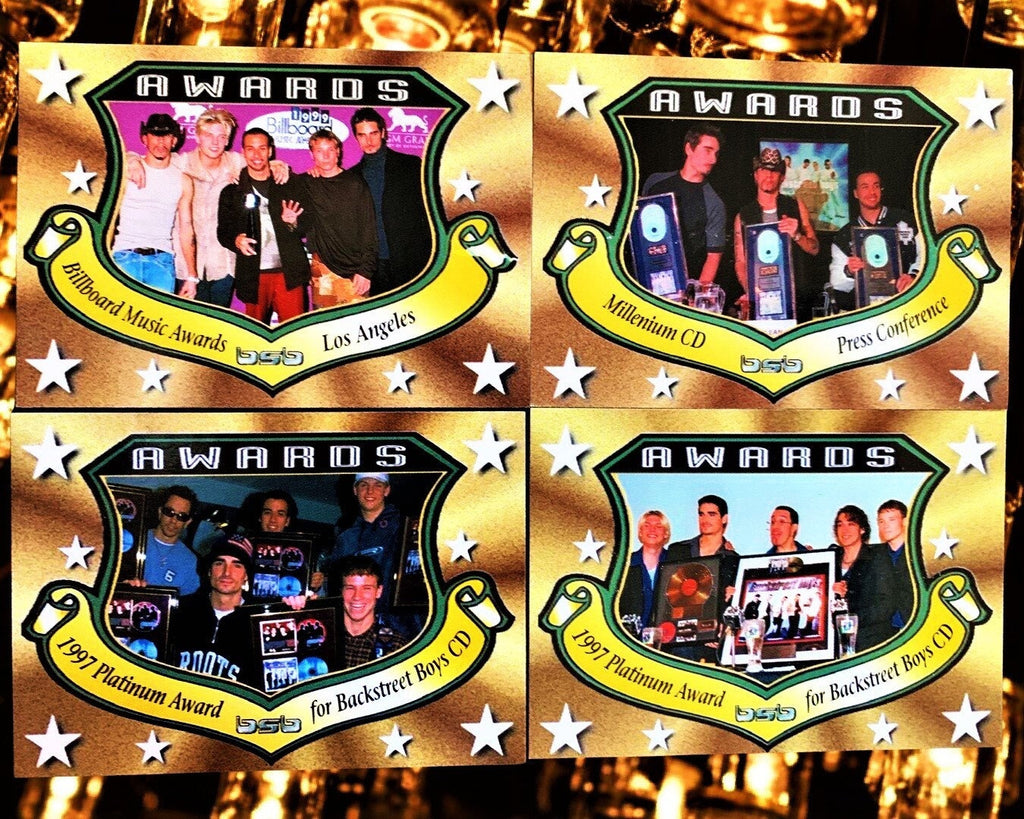 BSB Awards Cards (Choose a Backstreet Boys Trading Card)
