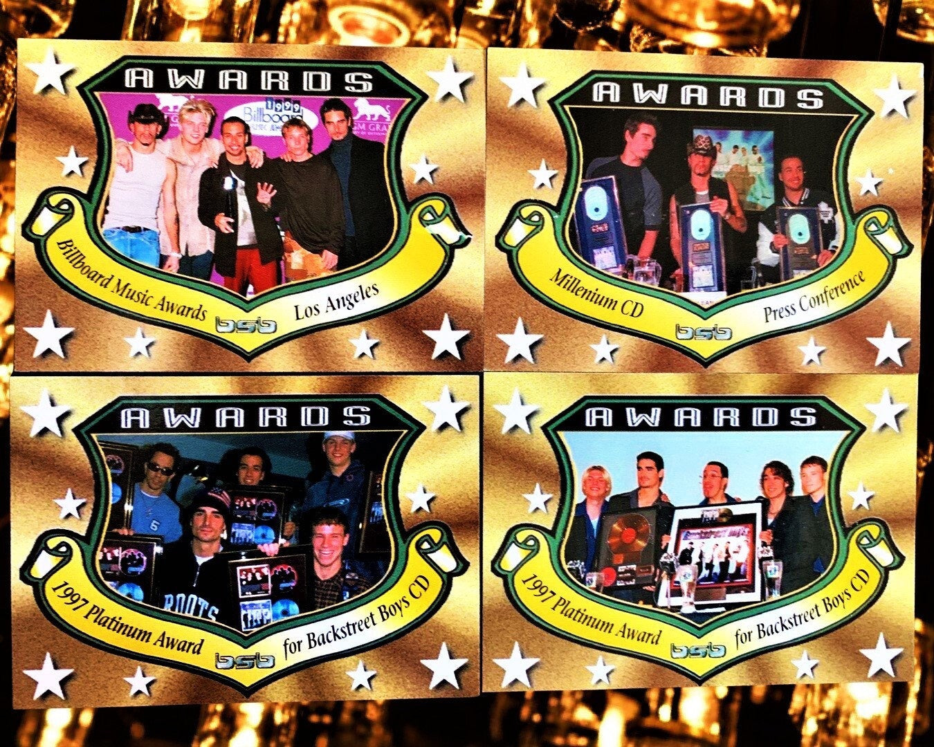 BSB Awards Cards (Choose a Backstreet Boys Trading Card)