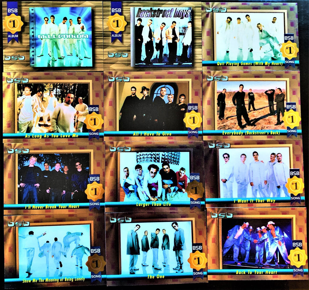 BSB Song/CD Cards (Choose a Backstreet Boys Trading Card)