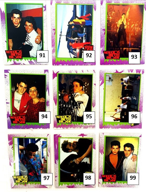 Single Cards - New Kids on the Block (#64 to 126)