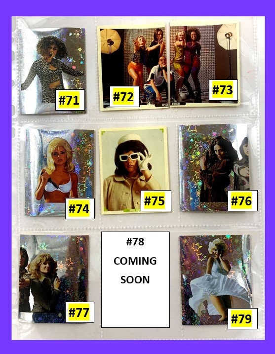 Spice Girls #71 to 140 Movie Stickers - Choose a Sticker