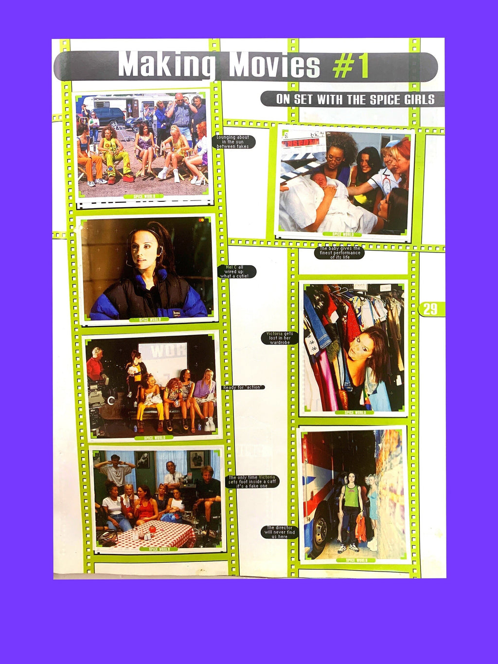Spice Girls #141 to 210 Movie Stickers - Choose a Sticker