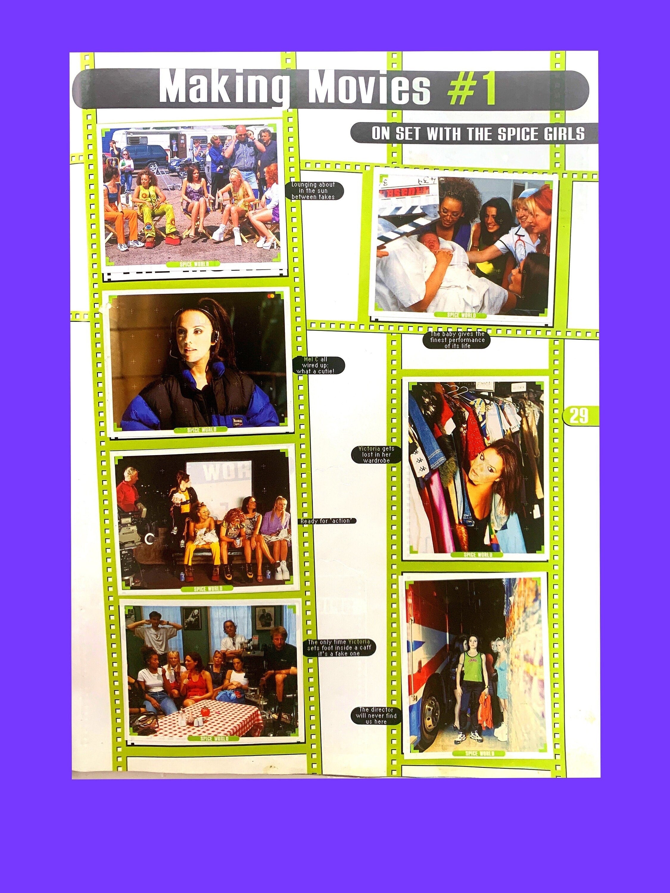 Spice Girls #141 to 210 Movie Stickers - Choose a Sticker