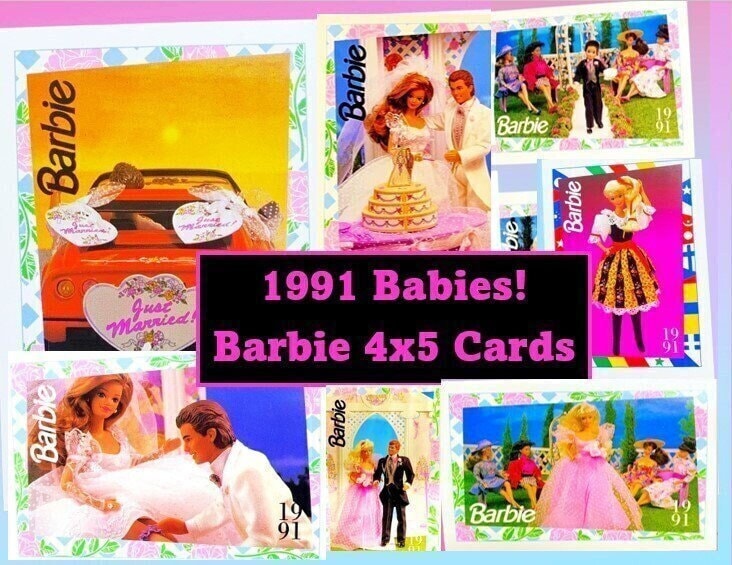 Barbie 1991 Fashion Cards (1990/91) 4 by 5 inch