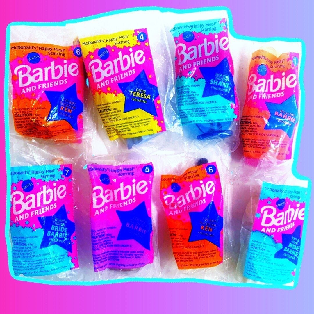 Barbie & Friends 1994 Toy Collection - Choose a Toy, Gift, (Cake Topper Idea)