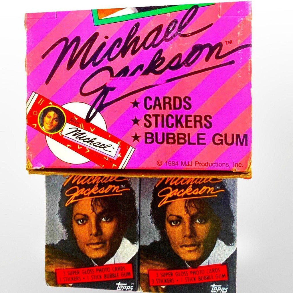 Michael Jackson ONE Wax Trading Card Pack 1984 Topps