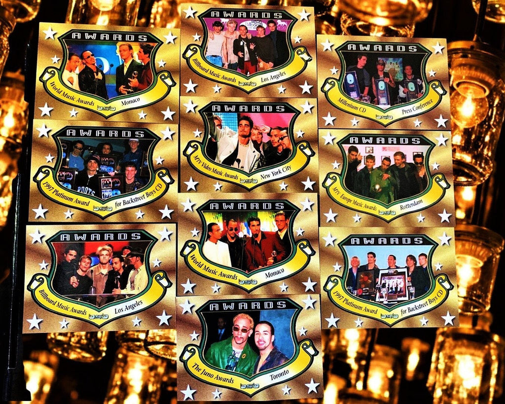 BSB Awards Cards (Choose a Backstreet Boys Trading Card)