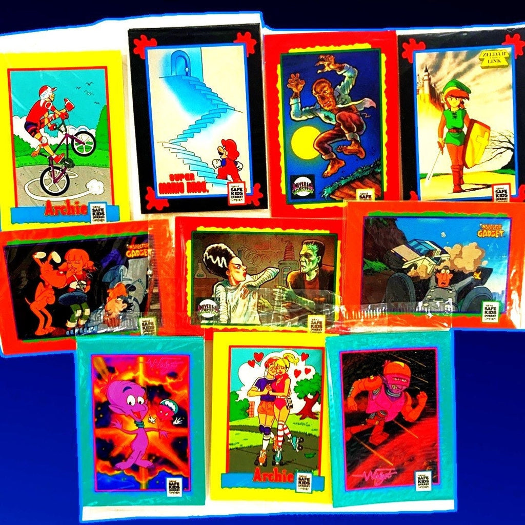 Two Packs - Choose 1991 Super Mario, Zelda, Inspector Gadget Archie & More!