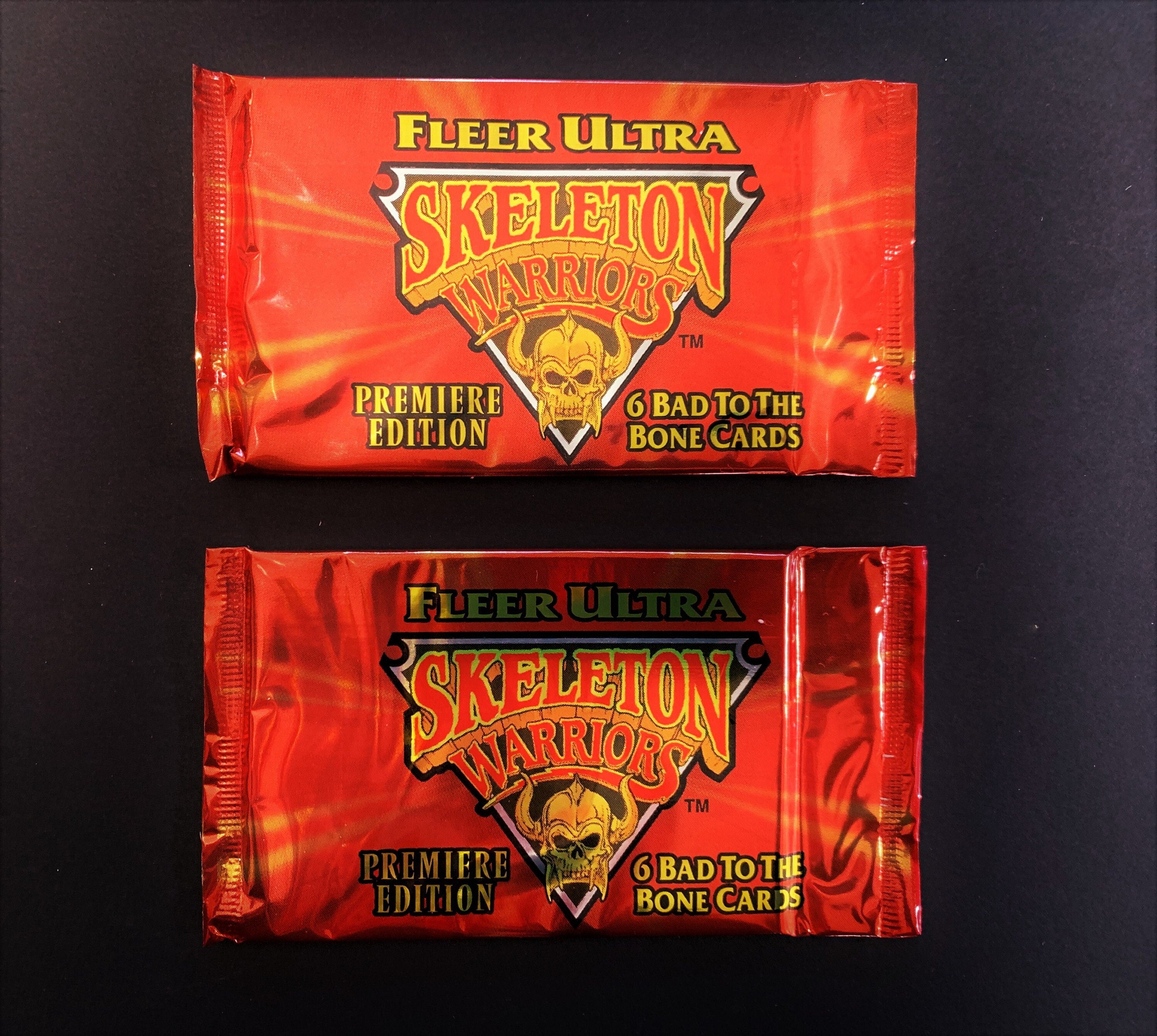 Skeleton Warriors Premiere Edition Trading Card Pack (1 Pack of 6 Cards)