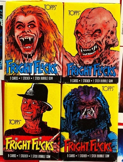 1988 Fright Flicks - One Wax Pack (1988) Choose Your Pack