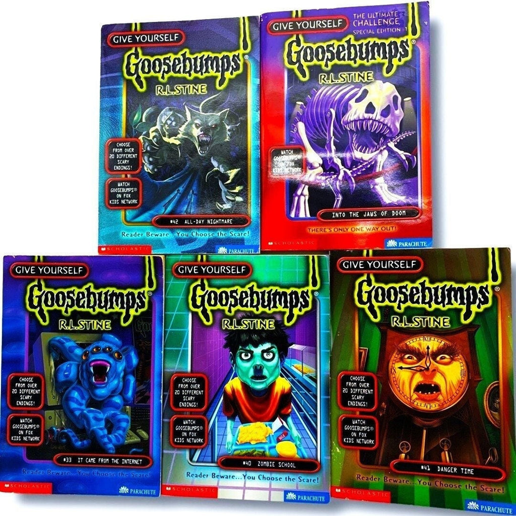 GIVE YOURSELF GOOSEBUMPS Paperbacks You Choose the Scare! R.L Stine's Retro Books, Kids Horror, Throwback, 90s
