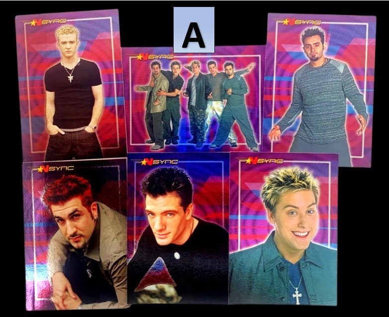 NSYNC Single Card Hologram, Stocking Stuffers, NSYNC, Justin Timberlake, Choose a Card