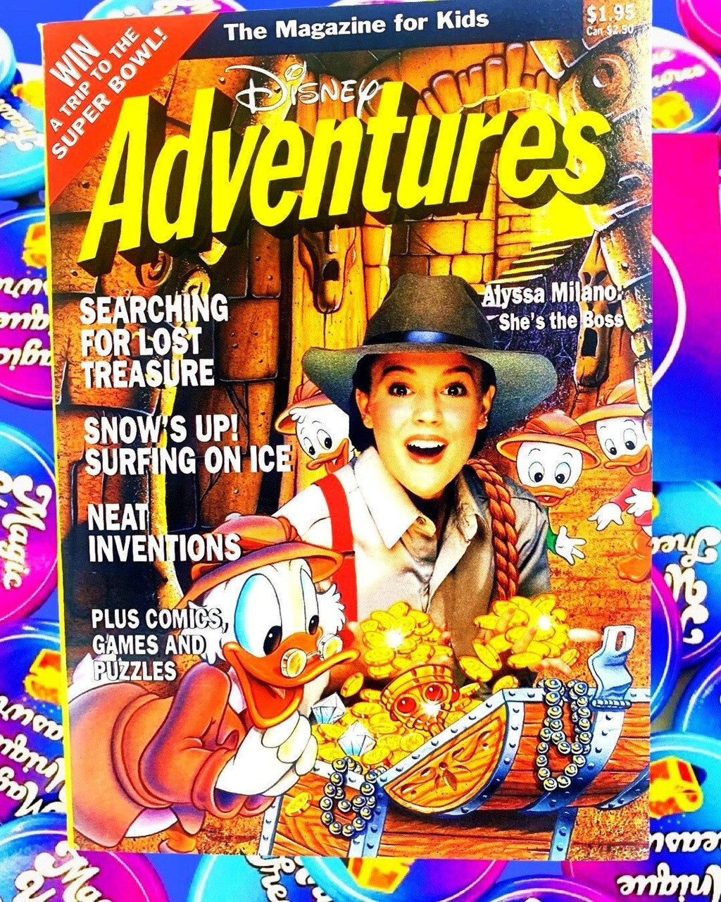 Alyssa Milano January 1991 Disney Adventures Magazine