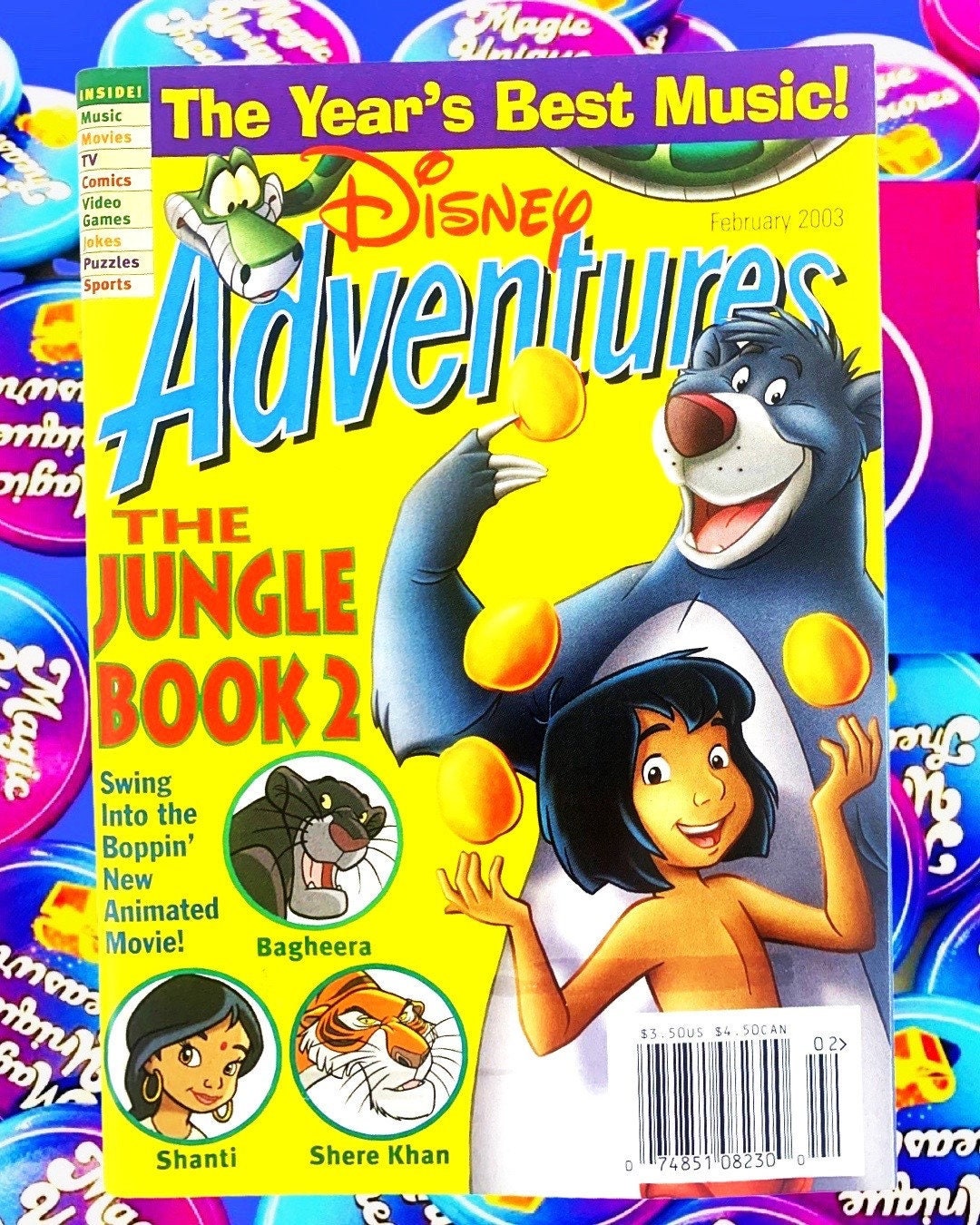 Jungle Book 2 February 2003 Disney Adventures Magazine