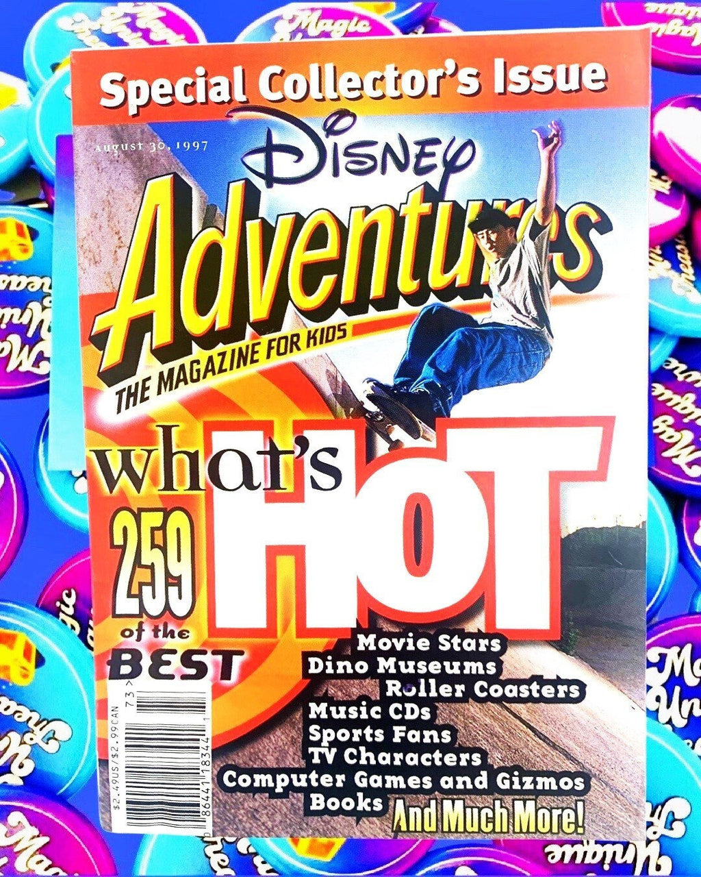 What's Hot 1997 Disney Adventures Magazine