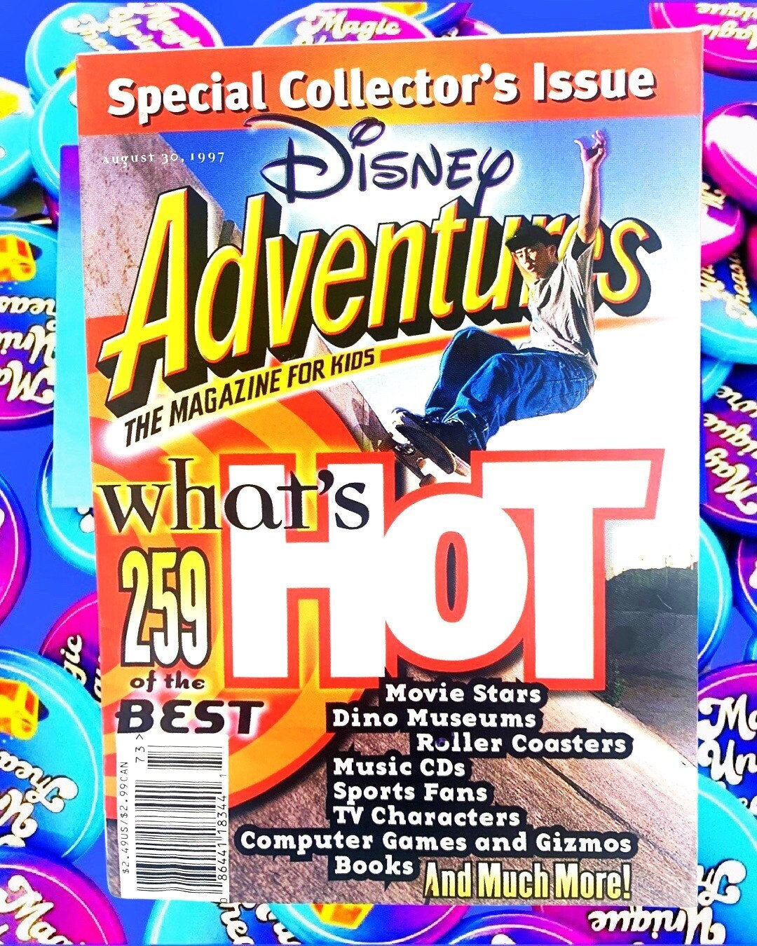 What's Hot 1997 Disney Adventures Magazine