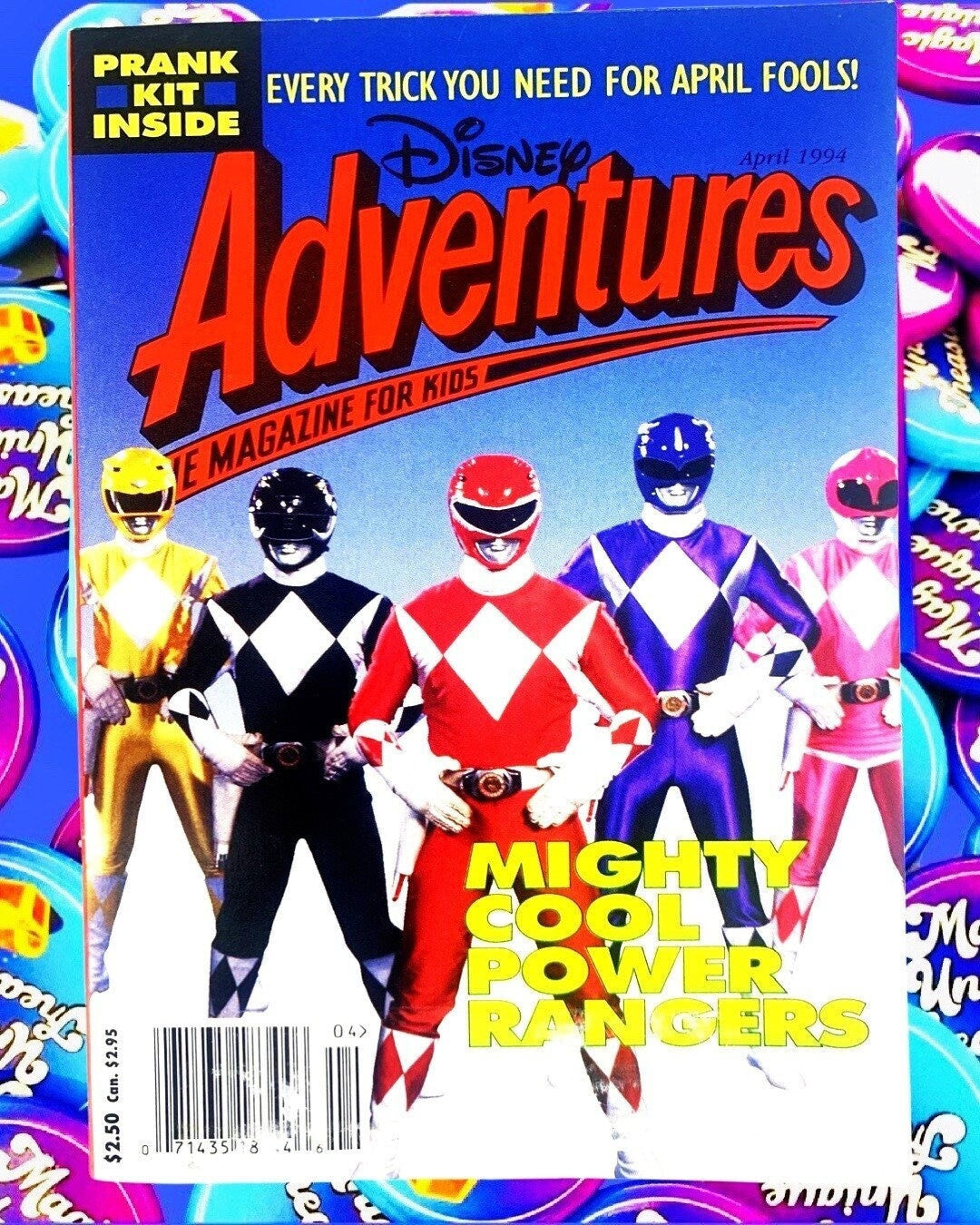 Power Rangers 1994 Disney Adventure Magazine