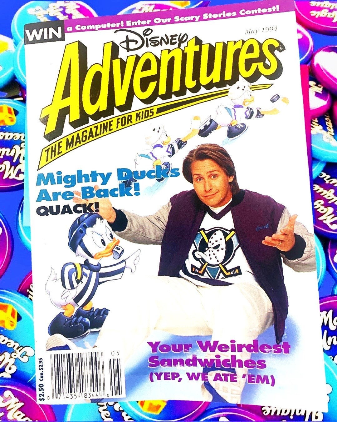 Mighty Ducks 1994 Disney Adventures Magazine