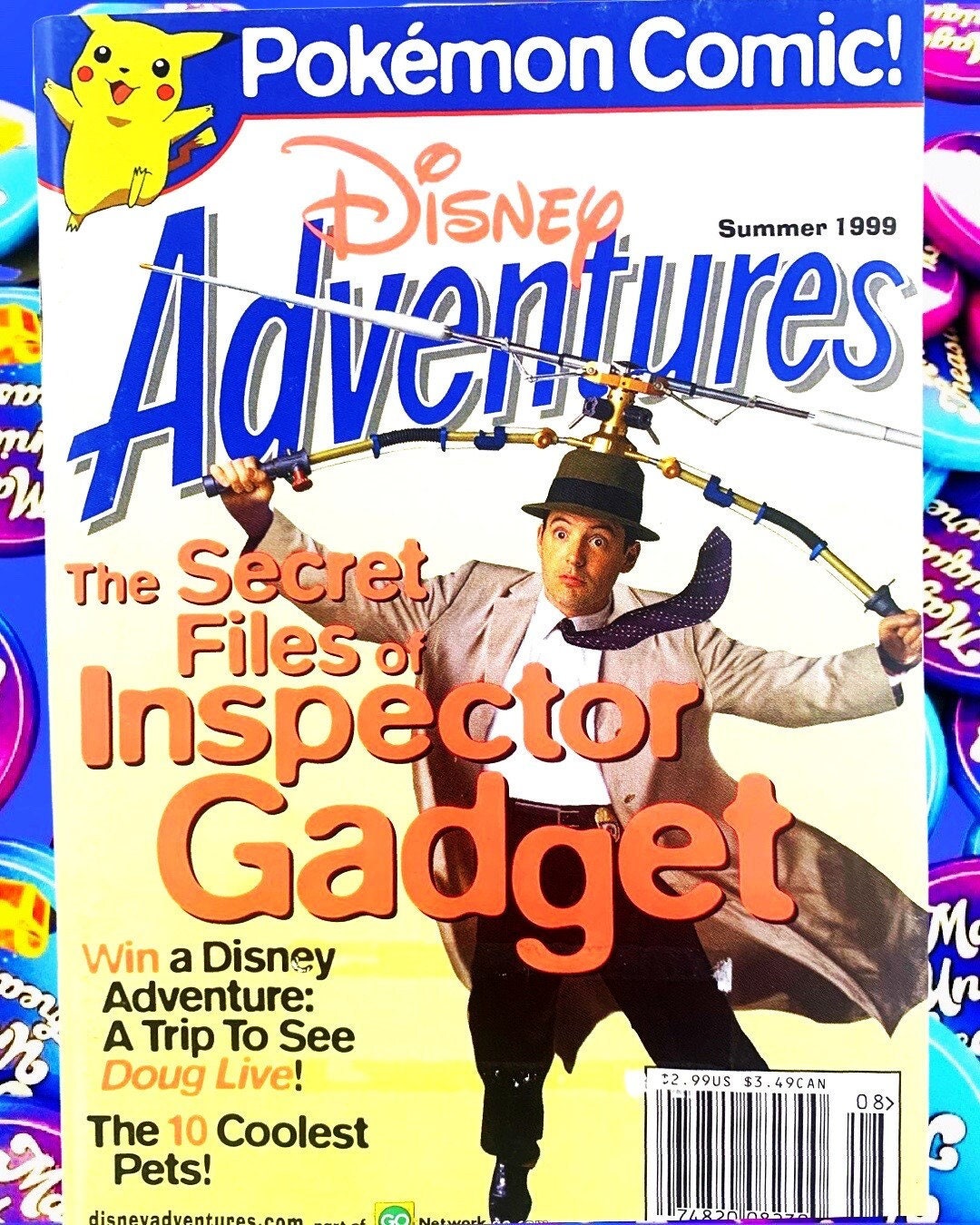 Inspector Gadget Summer 1999 Disney Adventures Magazine