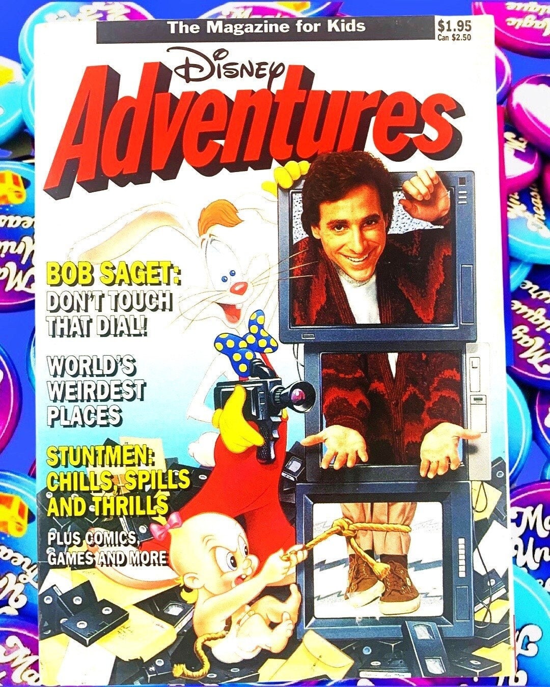 Bob Saget 1991 Disney Adventures Magazine
