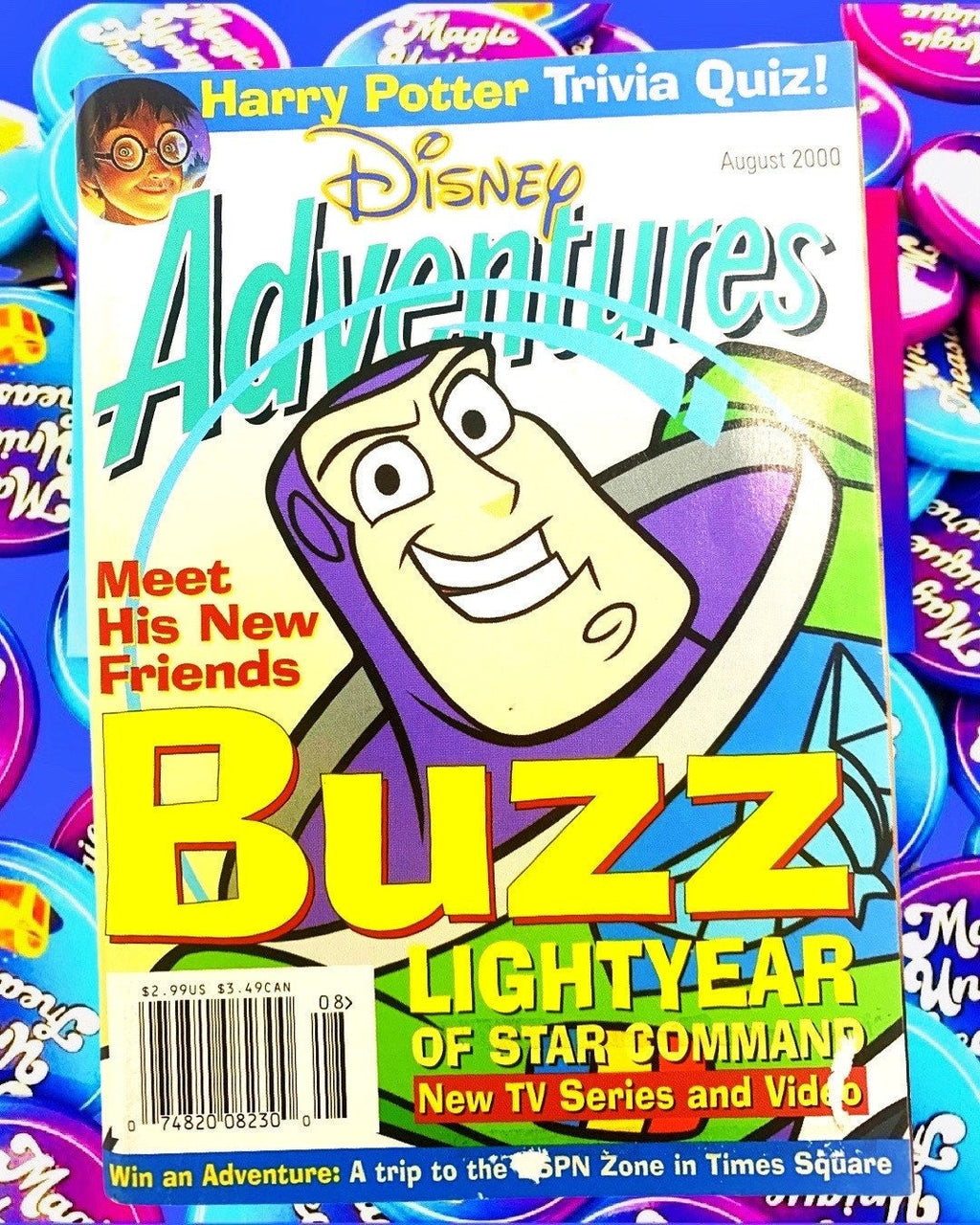 Buzz Lightyear 2000 Disney Adventures Magazine