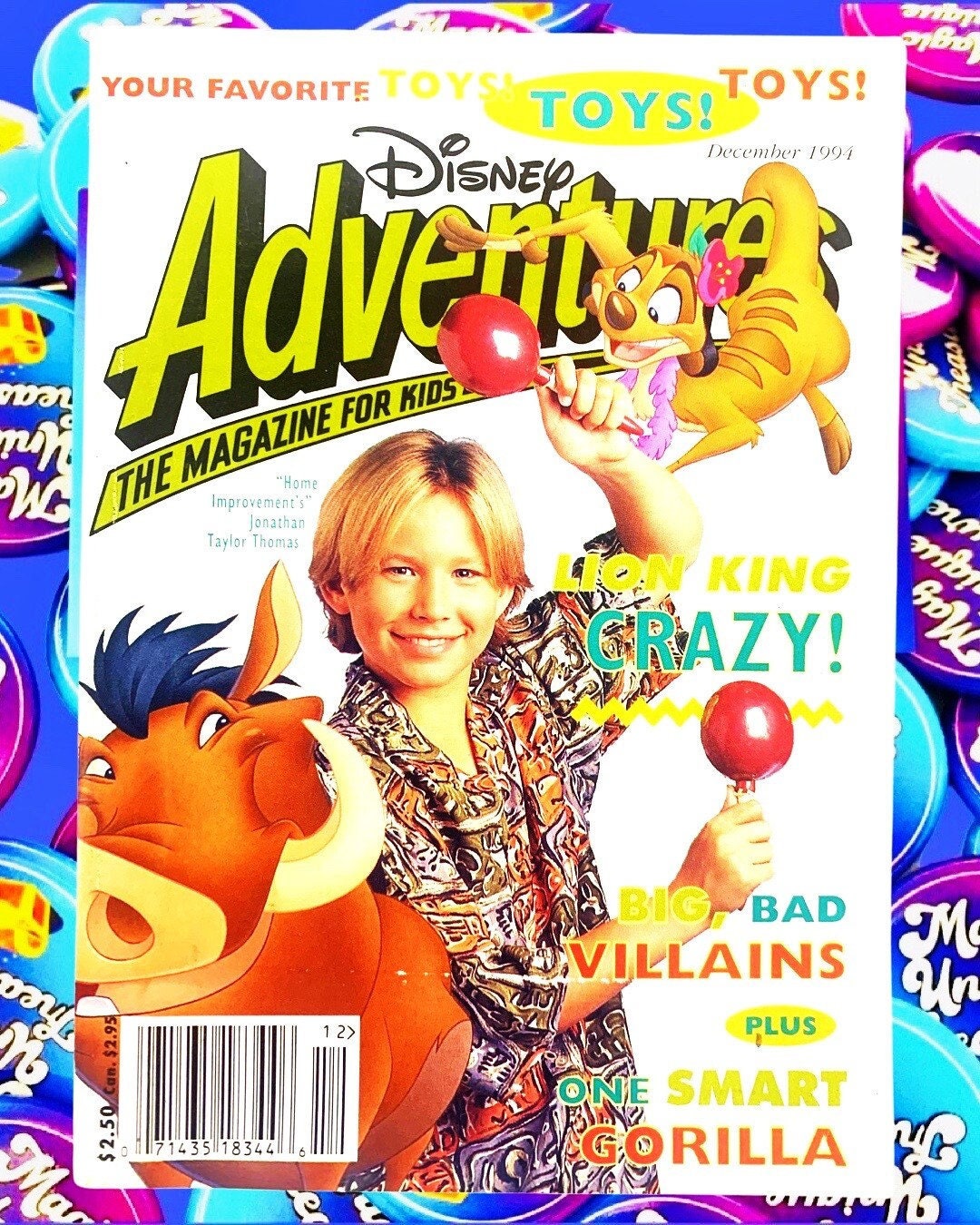 Lion King JTT 1994 Disney Adventures Magazine
