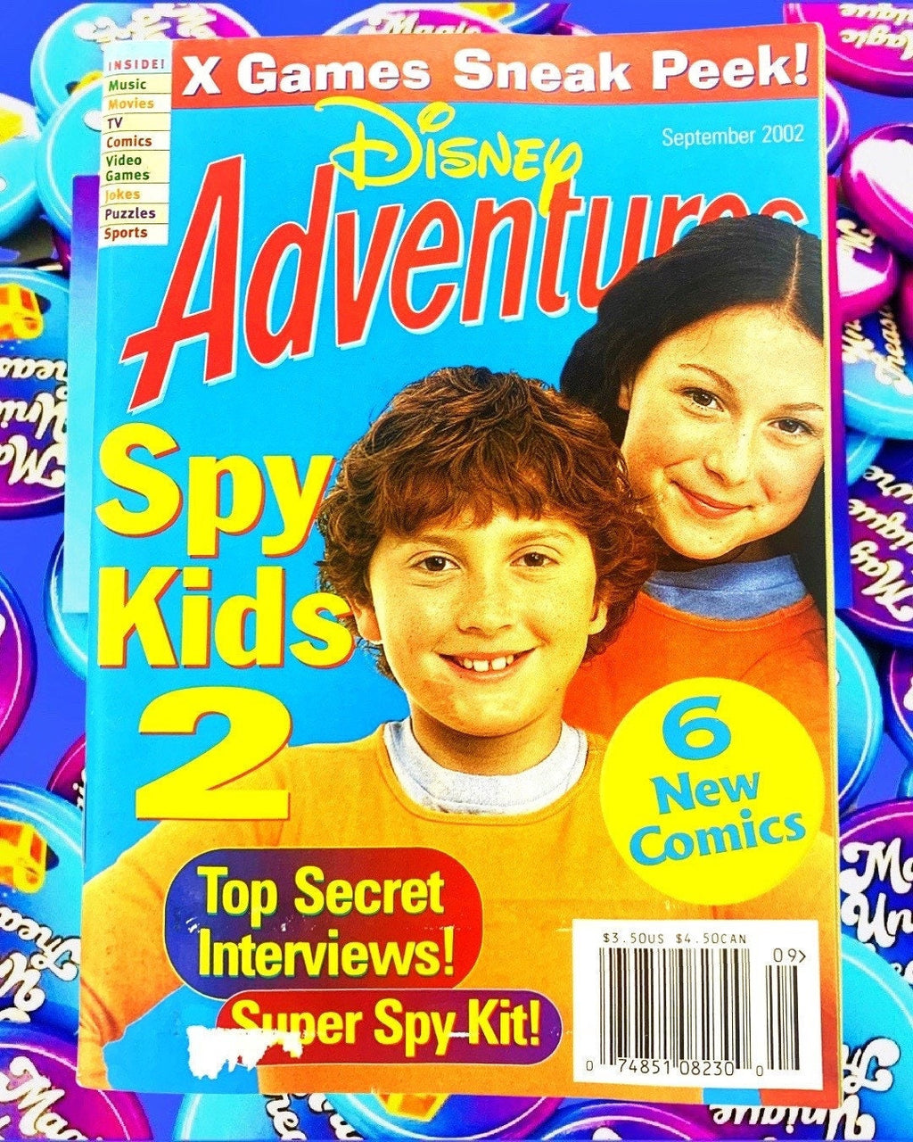 Spy Kids 2 -2002 Disney Adventures Magazine