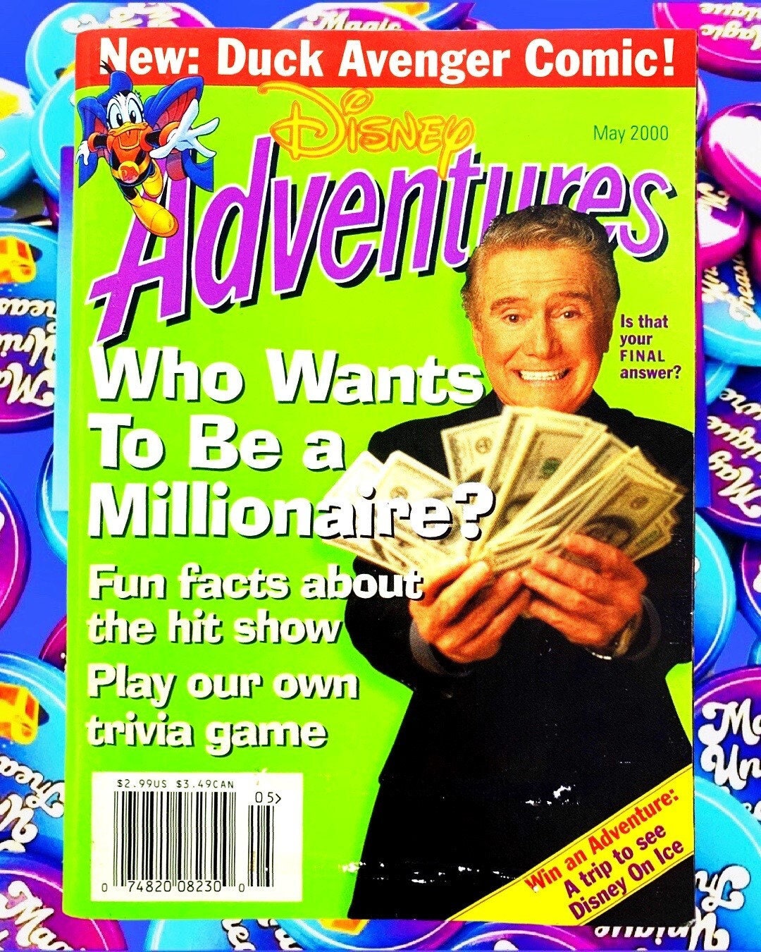 Who Wants to Be a Millionaire 2000 Disney Adventures Magazine