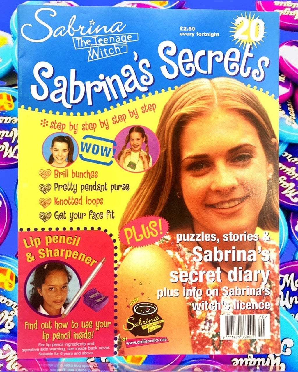 Sabrina Magazine, Issue 20, Sabrina Secrets, Sabrina the Teenage Witch TV Show, Nickleodeon, TGIF