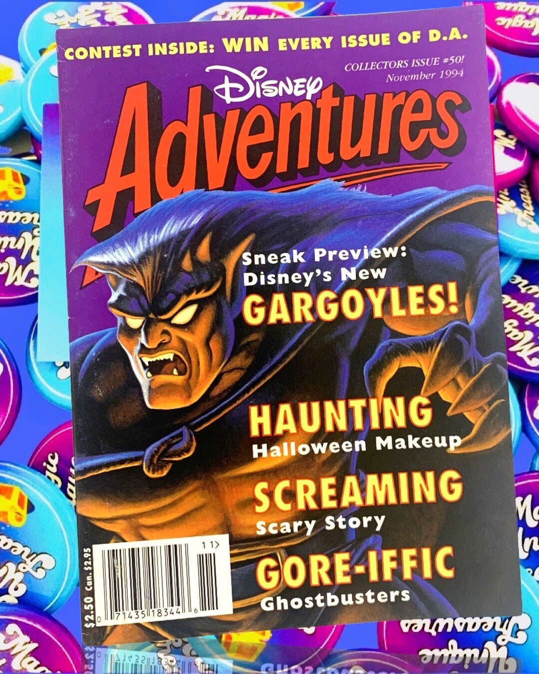 Gargoyles 1994 Disney Adventures Magazine