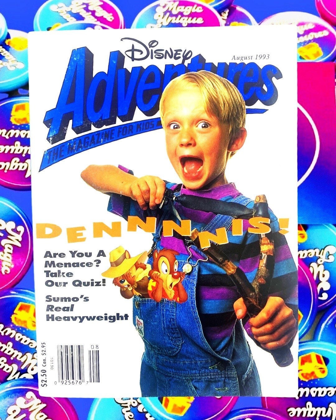 Dennis the Menace August 1993 Disney Adventures Magazine
